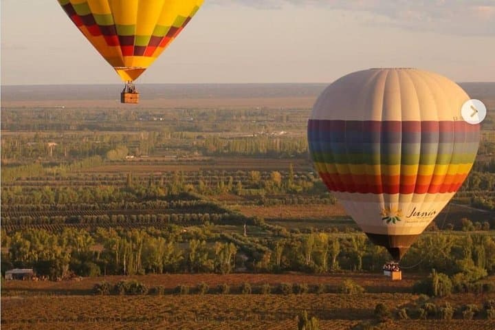Sunset Hot Air Balloon Ride Over Mendoza Vineyards with Wine Toast photo 3