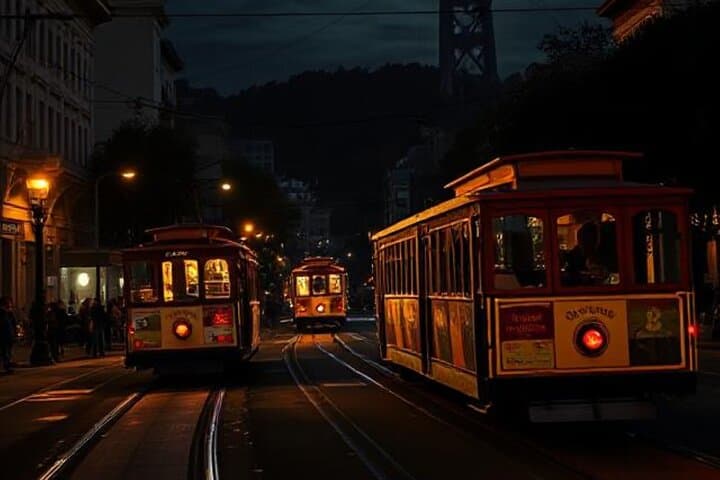 San Francisco Night Cable Car: Unlimited Rides with Self-Guided Audio Tour