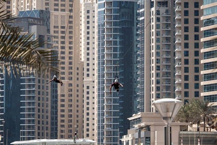 Dubai Marina XLine Zipline: 1km Aerial Thrill with Private Transfer photo 4