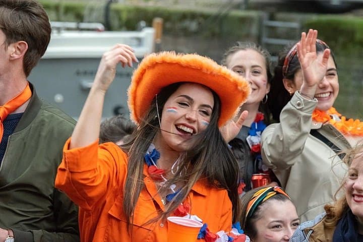 King's Day Canal Party: 90-Minute Amsterdam Boat Cruise with Unlimited Drinks photo 1
