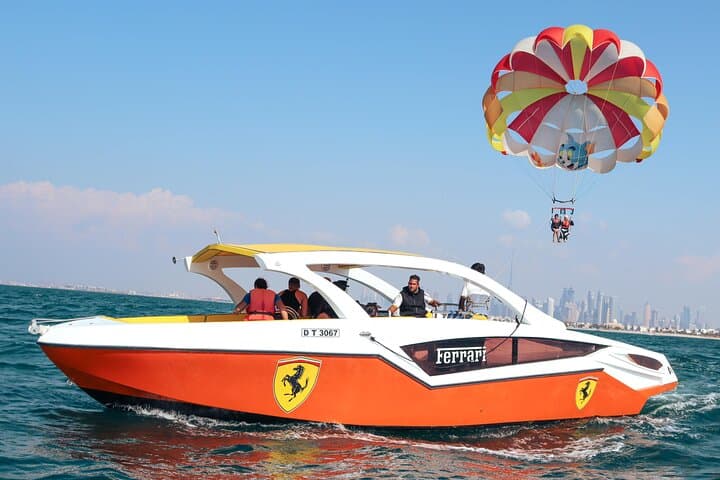Parasailing Over Dubai’s Wonders: Burj Al Arab & Palm Views photo 2