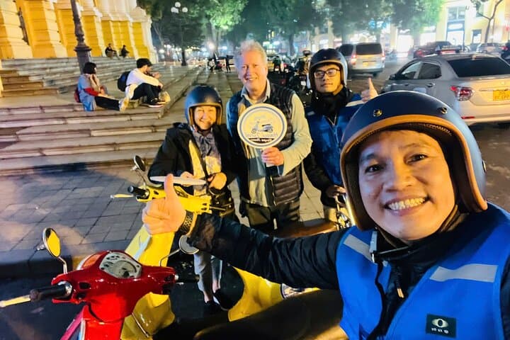 Hanoi Vespa Night Tour: Sunset Vespa Ride, Street Food & Train Street Experience photo 6