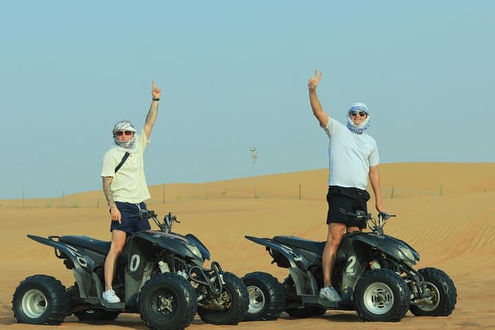 Private Abu Dhabi Morning Desert Safari: Camels, Sandboarding & Dune Bashing photo 6