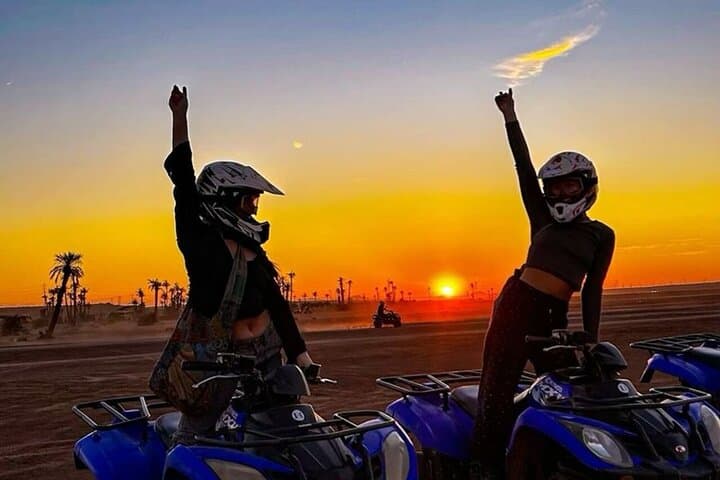 Agafay Desert Quad and Camel Sunset Adventure with Dinner and Live Show photo 3