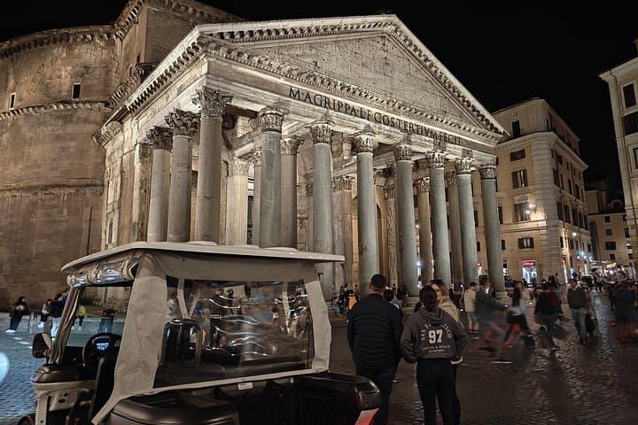 Rome Private Night Golf Cart Tour: Colosseum, Trevi & Pantheon After Dark photo 1