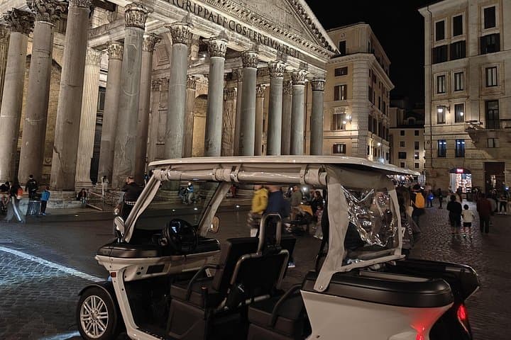 Rome Private Night Golf Cart Tour: Colosseum, Trevi & Pantheon After Dark photo 3