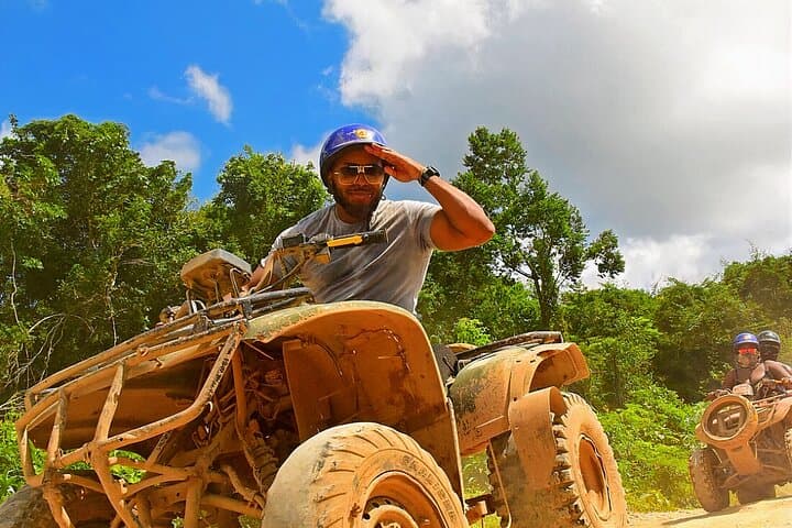 Cozumel ATV Adventure: El Cedral Jungle Ride, Cenote Jade & Tequila Tasting