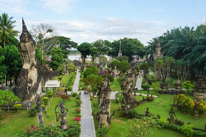 Vientiane City & Buddha Park Day Tour — Pha That Luang, Wat Sisaket & Mekong Sculptures