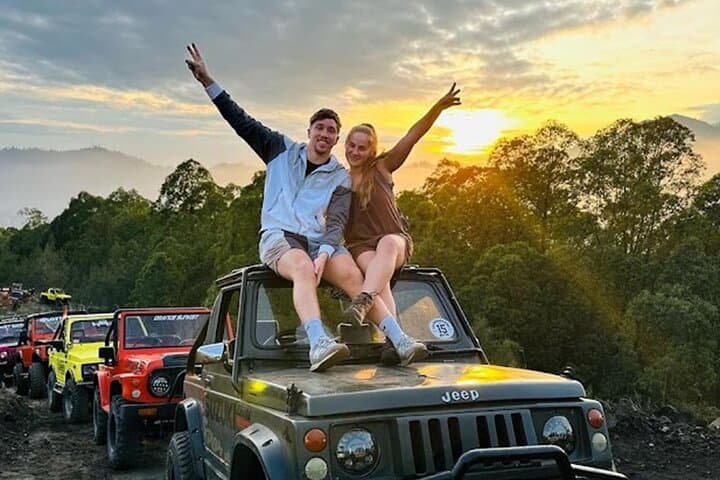Mount Batur Sunrise Jeep Tour: Black Lava Fields, Coffee & Tegalalang photo 2