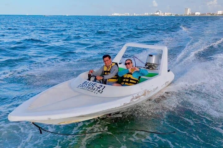 Speedboat Rush and Reef Snorkel in Cancun's Nichupté Lagoon photo 4