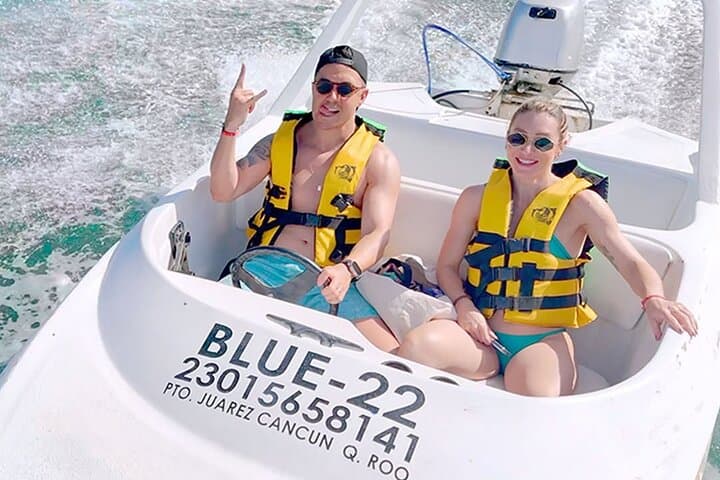 Speedboat Rush and Reef Snorkel in Cancun's Nichupté Lagoon photo 6