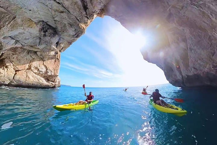Kayak Cave Route in Moraira — Guided Sea Kayak Tour & Swim photo 1