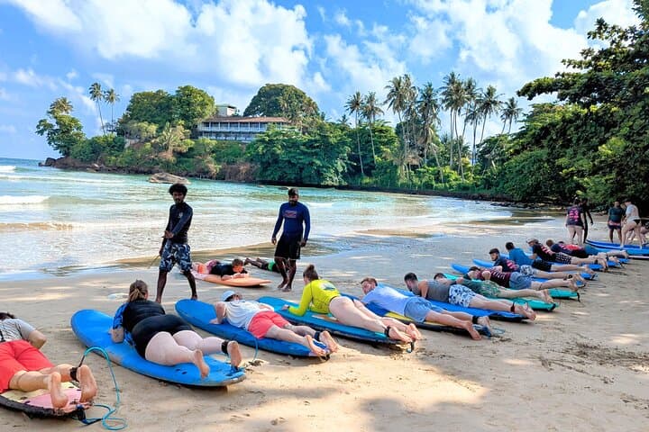 Learn to Surf at Dewata Beach near Galle — Beginner Surf Lessons