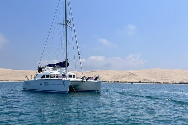 Catamaran Wine & Gourmet Cruise on the Arcachon Basin — Day Sail from Arcachon
