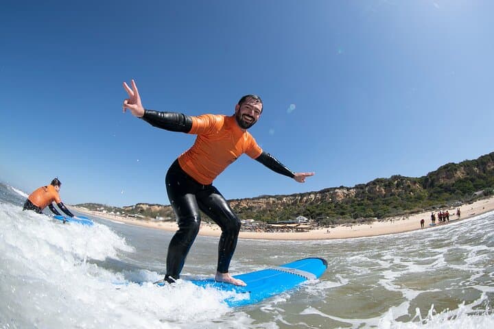 Fonte da Telha Surf and Dine: 2-Hour Surf Lesson and Beachside Meal