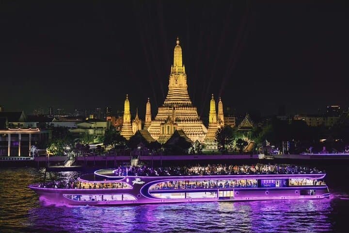 Bangkok Evening Dinner Cruise on the Chao Phraya River from Asiatique