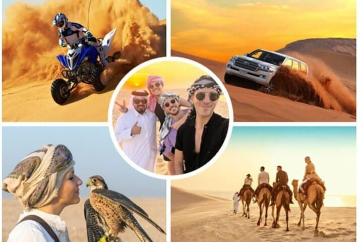 Half-Day Doha Desert Safari: Dune Bashing, Quad Bikes, Camel Trek & Inland Sea