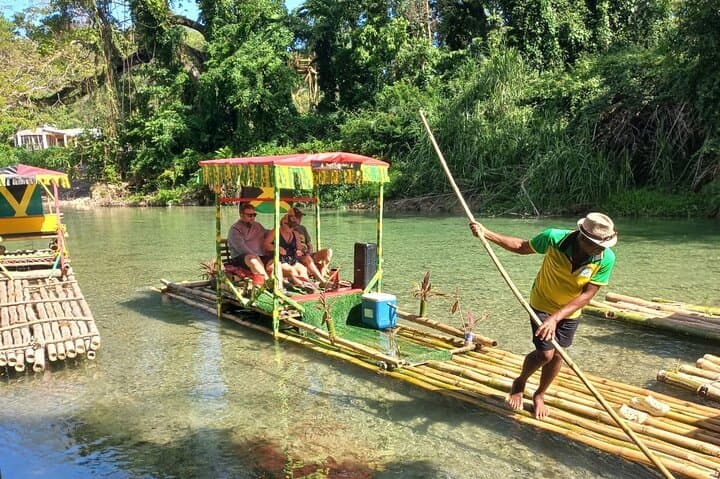 Rio Nuevo Bamboo River Rafting with Private Transportation from Ocho Rios photo 4