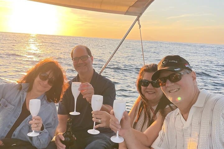 Sorrento Sunset Boat Cruise with Prosecco, Limoncello & Swim Stop photo 2