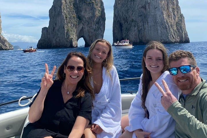 Private Capri Boat Tour from Sorrento — Blue Grotto, Faraglioni & Secluded Bays photo 2