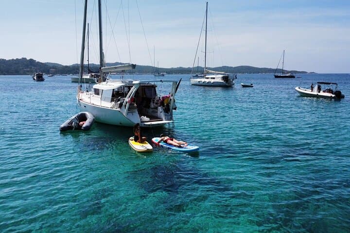 Sunset Tapas Cruise on the French Riviera — Evening Boat with Snorkel & Paddleboard