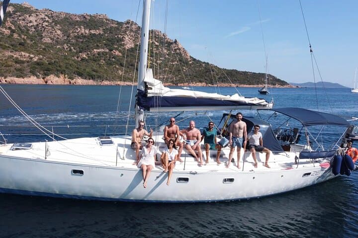 Sail Alghero: 15m Boat Cruise with Lunch, Snorkeling & SUP to Capo Caccia photo 1