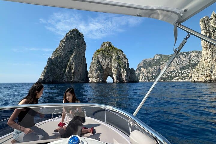 Capri on Fire: Private Full-Day Boat Tour to the Blue Grotto and Capri Coast photo 6