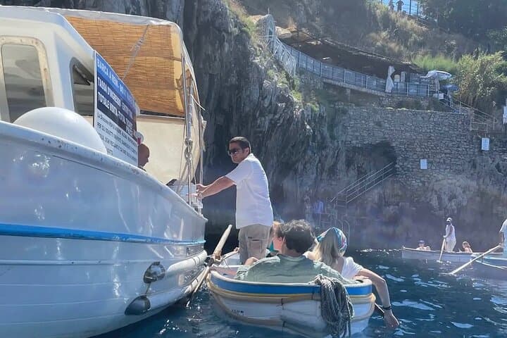 Capri on Fire: Private Full-Day Boat Tour to the Blue Grotto and Capri Coast photo 2