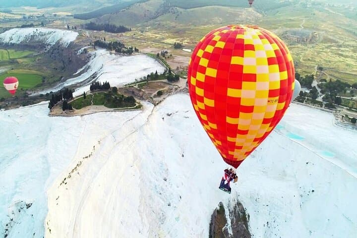 Sunrise Hot Air Balloon Over Pamukkale: Flight, Travertines & Cleopatra's Pool