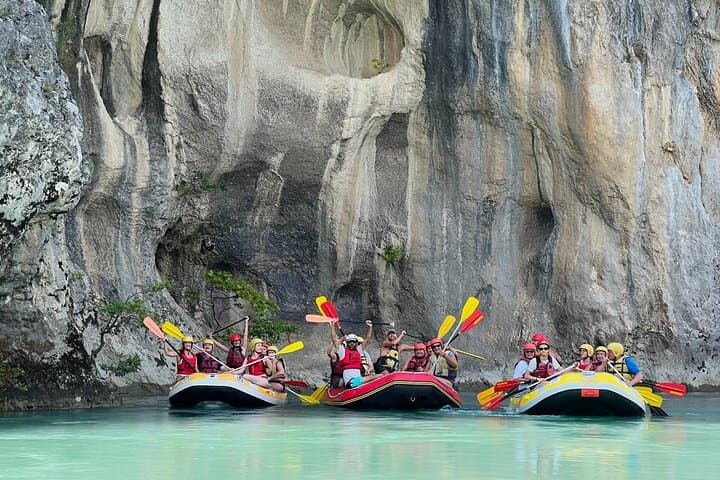 Permet Rafting on the Vjosa: 9.8 km Whitewater Adventure in Albania
