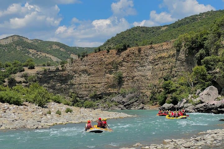 Permet Rafting on the Vjosa: 9.8 km Whitewater Adventure in Albania photo 3