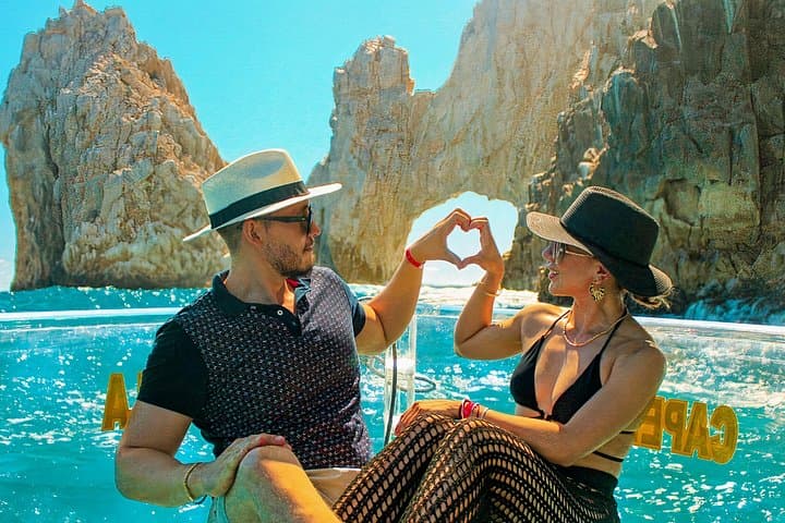 Glass-Bottom Boat Tour in Cabo San Lucas: Transparent Boat Over Los Cabos Bay photo 1