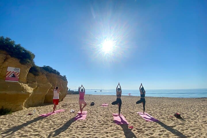 Sunrise Beach Yoga on Albufeira: Start Your Day on the Sand