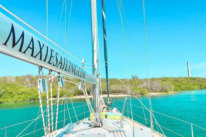 Private Sailing Charter to Fuik Bay on the 48ft Galaxie — Curacao photo 4