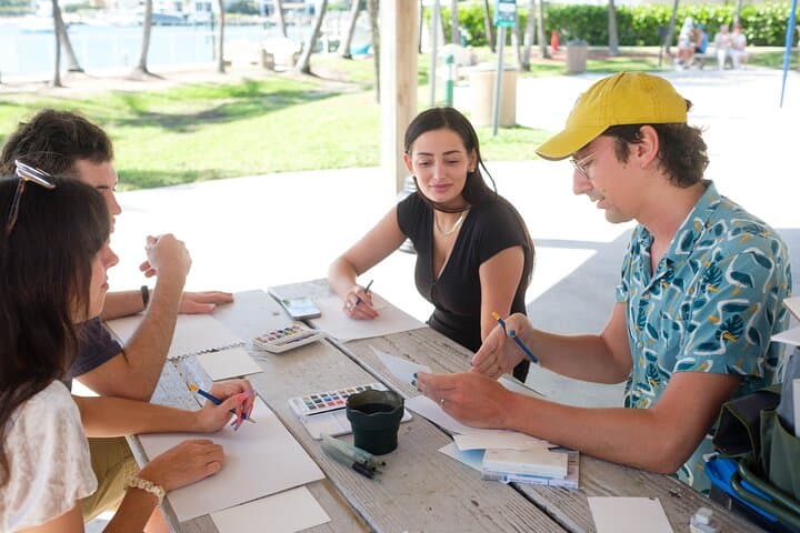 Pompano Beach Watercolor Postcard Workshop at Hillsboro Inlet photo 5