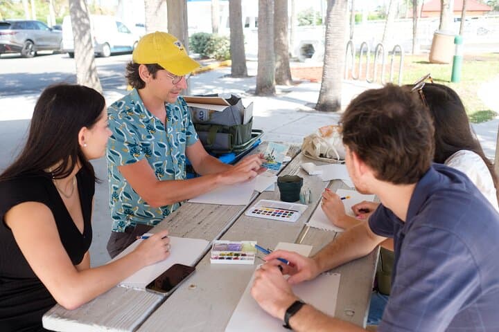 Pompano Beach Watercolor Postcard Workshop at Hillsboro Inlet photo 6