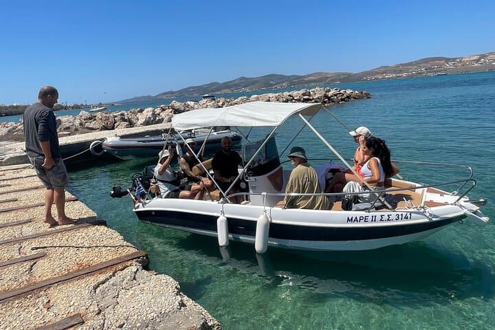 Paros No-License Boat Rental from Pounta — Blue Lagoon & Secluded Beaches photo 2