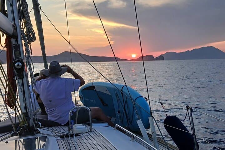 Private Sunset Cruise to Klima Village, Milos — 2-Hour Romantic Aegean Evening photo 3