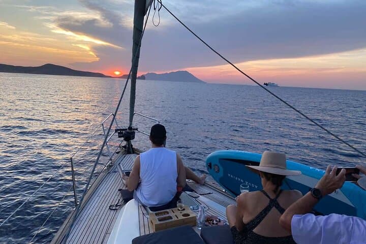 Private Sunset Cruise to Klima Village, Milos — 2-Hour Romantic Aegean Evening photo 4