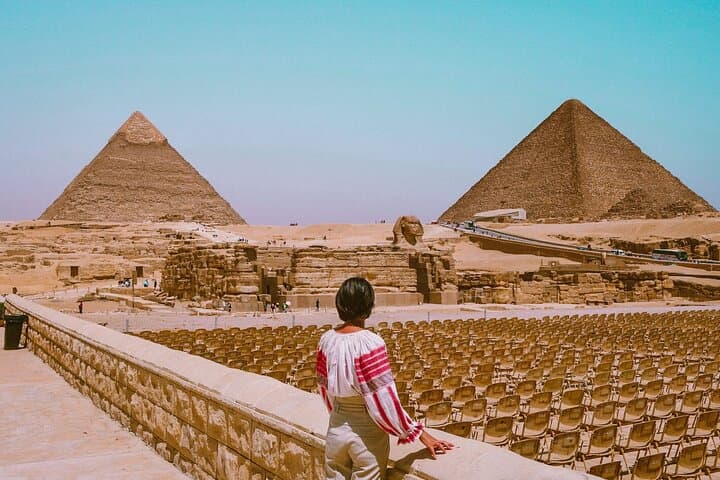VIP Giza Pyramids Golf Cart Tour: Sphinx, Camel Ride & Lunch photo 3