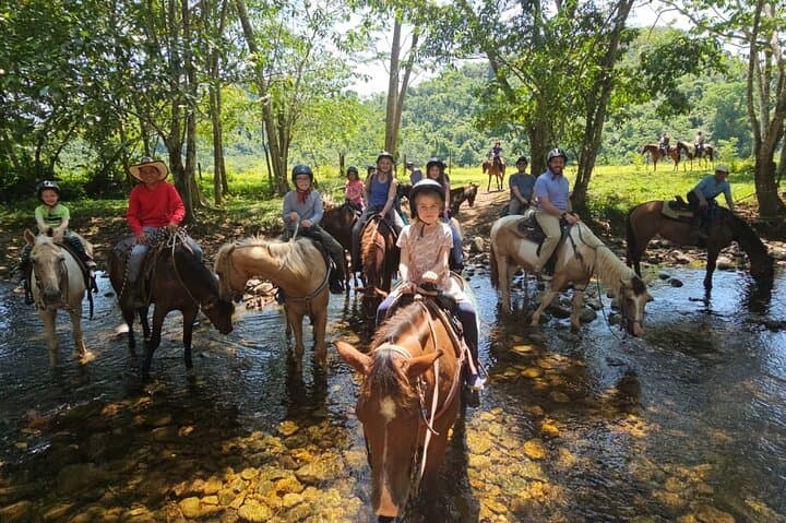 Belize Jungle Horseback Riding Cruise Excursion — Ranch Ride, Creek Crossings & Picnic Lunch