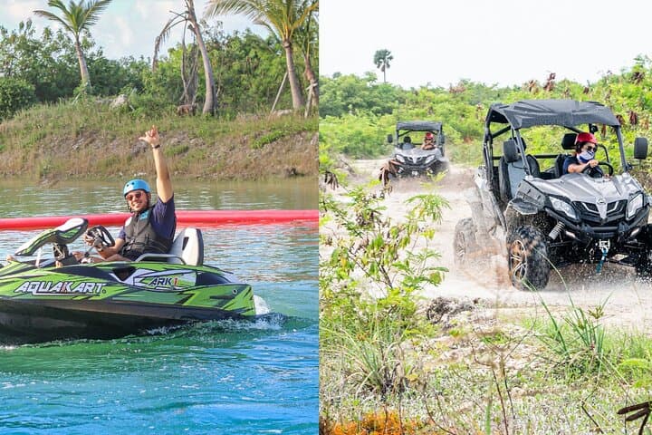 Punta Cana Aqua Kart & Buggy Duo — Water Park, Zipline and Donut Ride photo 1