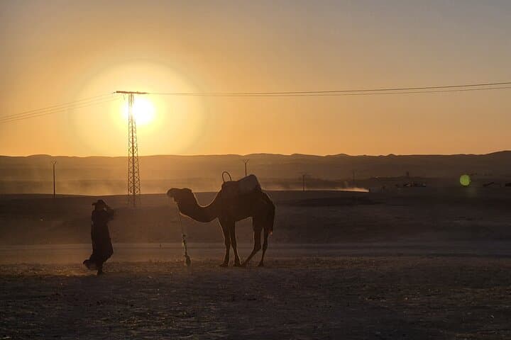 Agafay Desert Sunset Camel Ride with Dinner and Live Show from Marrakech