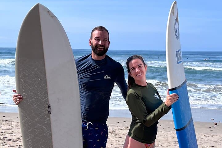 Private Surf Lessons at Santa Teresa Beach, Costa Rica — 90-Minute Session for All Levels