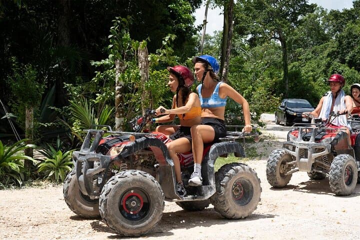 Playa del Carmen Cenote, Zipline & Shared ATV Adventure