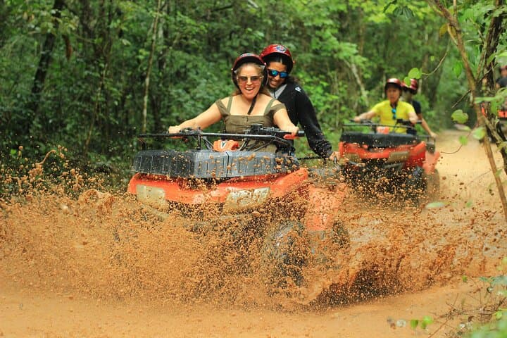 Tulum Jungle ATV, Zipline & Cenote Adventure