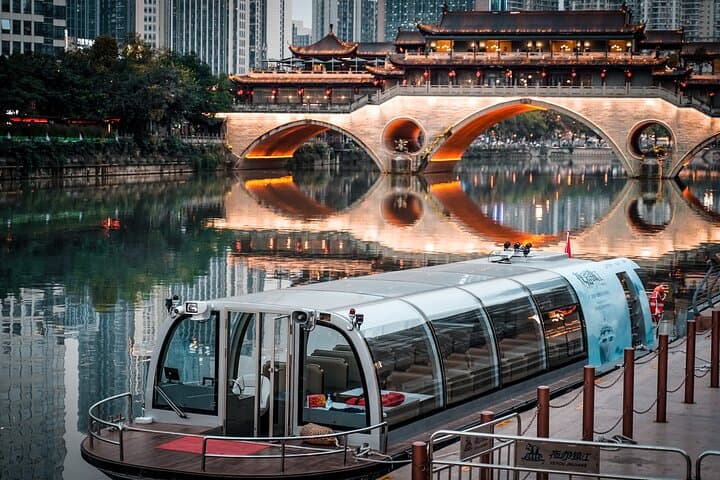 Chengdu Jinjiang River Night Cruise: 30-Minutes of Lights, Local Culture & River Views photo 4
