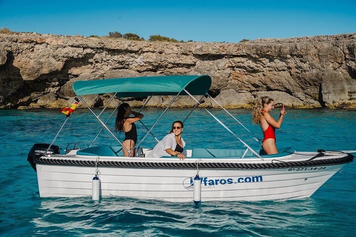 Menorca No‑License Boat Rental from Ciutadella — Explore West Coast Coves photo 2