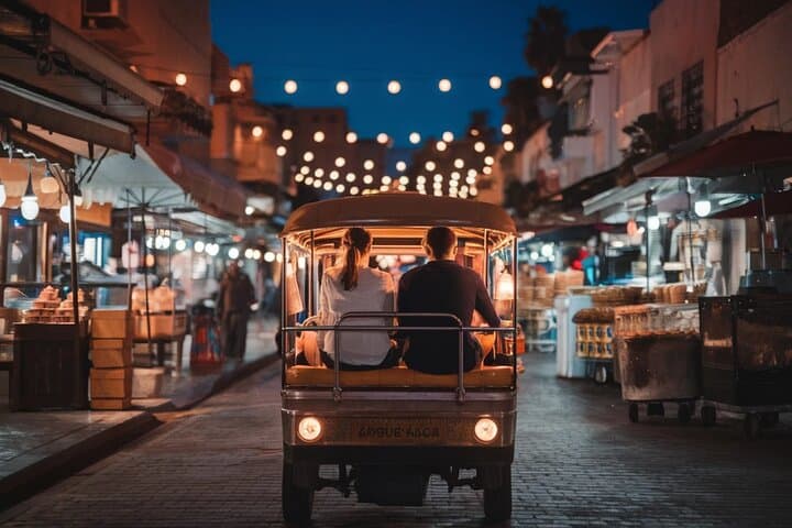 Marrakech After-Dark: Private Tuk-Tuk Night Tour Through the Medina