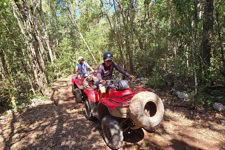 Cozumel ATV Jungle and Dzul-Ha Snorkel with Mayan Villa